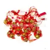 Farolillos Rojos LED de Año Nuevo con Cadenas de Luces de Bendiciones Luces Decorativas Festivas de Año Nuevo Decoración para Balcón Exterior Arreglo de Boda