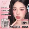Pestañas Postizas GGRG Ge Ran [Han Lei Lei] Estilo Coreano Pestañas Postizas Abultadas Maquillaje Coreano Denso Maquillaje de Idol Pestañas Postizas