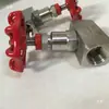 Acero Inoxidable Gj21-160P Unión Soldada Rosca Interna Manómetro Válvula de Aguja Válvula de Cierre M20*1.5/14Mm
