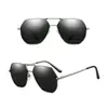 Gafas de Sol para Hombre 2022 Nuevas Gafas Especiales para Conducir Gafas de Sol de Moda Doble Puente Anti-ultravioleta Luz Fuerte Conductor Polarizador