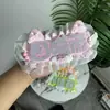 Ju Jingyi y Hou Mingyi Colgante Terminado Reflectante DIY para Fans Mercancía de Celebridades Texto Creativo Nombre Fieltro Lindo