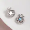 [Serie Oceánica] Colgante de Cola de Sirena Estrella de Amor Incrustada Colgante Hecho a Mano DIY Accesorios para Pulsera Collar