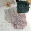 Estilo Palácio Francês Renda Retrô Roupa Íntima Sexy para Mulheres, Cintura Alta, Controle de Barriga, Levanta Bumbum, Renda Confortável Algodão Antibacteriano no Fundilho Roupa Íntima