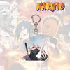 Sándwich caricatura acrílico Naruto Sasuke amo a Luo con tierra Kakashi llavero colgante