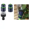 Conector de Tubo de Água de Quatro Pontos Hongchen T Reto Através Acessórios para Pistola de Água de Lavagem de Carro Conector de Tubo de Água Conexão Rápida Quatro Vias 6 Pontos