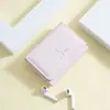 2024 Novo Urso Ins 70% de Desconto Carteira Esquema de Cores Simples e Suave Multifuncional Estilo Curto Porta-Cartão de Estudante Armazenamento
