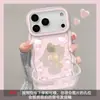 Funda de Silicona Transparente con Diseño de Panda Lindo y Soporte para iPhone 16 Pro Max, iPhone 17, iPhone 14, iPhone 15, iPhone 13