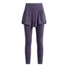 Conjunto de Yoga de Alta Qualidade para Mulheres - Primavera e Outono: Conjunto de Duas Peças: Top Esportivo Curto Acinturado e Calça Fitness de Alta Elasticidade Sem Costura