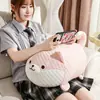 Almofada de Pelúcia Cão Feijão de Gelo Almofada de Sofá para Meninas, Boneca de Cama para Dormir, Almofada Refrescante, Brinquedo de Pelúcia
