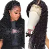 AliExpress deseja nova peruca longa cacheada europeia e americana para mulheres peruca frontal de renda cacheado pequeno preto africano touca de cabelo comprido