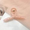 Rosa Estilo Ins Pinza de Tiburón Adorno para la Cabeza Gran Volumen de Cabello Pinza para Múltiples Cabellos para Mujer Parte Posterior de la Cabeza Pinza de Agarre Esmerilada Pinza para el Cabello de Verano