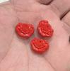 Joyería de Cinabrio Accesorios Pequeños Shou Auspicioso Ruyi Llavero de Chismes Cuentas Espaciadoras Diy Accesorios para Pulsera de Cinabrio