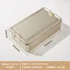 Caja de Lata para Pastel de Piña con Doble Cierre Caja de Hojalata Empaque para Galletas, Tiramisú, Caja de Lata Rectangular Esmerilada