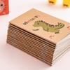 Lindo cuaderno pequeño, papelería para estudiantes, premio, regalo, bloc de notas de piel de vaca, mini bloc de notas portátil de bolsillo
