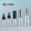 Botella con atomizador de colores de 5 a 100 ml, botella con atomizador para perfume, aceite esencial chapado en oro rosa de 30 ml