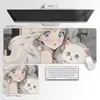 Mouse Pad, Anime E-Sports, Teclado de Computador Bidimensional, Tapete Criativo Antiderrapante para Mesa para Meninos e Meninas, Uso no Escritório
