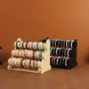 Soporte de Exhibición de Pulseras Desmontable de Tres Niveles, Estante de Almacenamiento de Pulseras de Cristal, Exhibidor y Soporte para Ver Pulseras en Mostrador de Centro Comercial