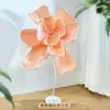 Papel de Fundo para Casamento Flor de Pipa de Papel Decoração de Papel Enrolado à Mão Arte em Papel Floral Plissado Arte Floral de Papel Crepom Enfeites de Casamento