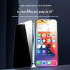 Aplicável à cola Apple 15 película de vidro temperado de superfície curva 3D iPhone13promax tela cheia cobertura total película anti-espião atacado