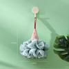 Linda bola de baño de helado flor de baño para hombres y mujeres estropajo de baño de doble uso artefacto de baño universal de alta gama no disperso grande al por mayor