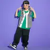 Traje de Hip-Hop para Niños Ropa de Presentación para Niño Hip-Hop Hip-Hop Ropa de Presentación para Niños Camiseta Holgada de Verano