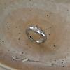 Anillo de Cruz de Zircón Plateado Estilo Frío para Mujer Diseño Nicho Ins Anillo de Dedo de Lujo Ligero Anillo de Pareja Personalizado