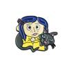 Broche periférico Qiqi do crachá periférico Qiqi de Mickey Minnie do metal do personagem de banda desenhada europeu e americano e branco de neve de Titi