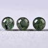 Cuentas Sueltas de Cristal Verde Crema Natural para Cabello, Cuentas Espaciadoras para Abalorios Hechos a Mano DIY, Pulsera Multigema, Accesorios de Joyería