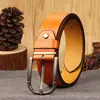 Cinturón de hombre hebilla de pasador cinturón vintage casual moda PU repujado cinturón casual para hombre todo partido 2025 nuevo al por mayor