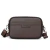 Bolso Clutch de Gran Capacidad y Almacenamiento Simple Bolso de Hombre Cartera Cuadros Retro Europeo y Americano Bolso Cruzado para Hombre Bolso Cuadrado Pequeño de Retazos