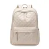 Mochila de Viagem Tecido Oxford Acolchoada Bordada Moda Feminina Tendência Estilo Coreano Nova Primavera 2026