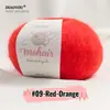 Comercio exterior hilo de mohair de bebé sudafricano para tejer a mano ganchillo DIY hilo fino hilo de mohair de seda ovillo de caballito de mar venta al por mayor