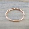 Anillo Wishi Europeo y Americano Nuevo Diamante Trenzado Anillo de Pareja Joyería de Moda Simple Anillo de Cola para Mujer Diamante