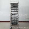 Fornecimento direto da fábrica rack de bandejas de aço inoxidável de 15 camadas 30 camadas removível móvel rack de bandejas rack para pão