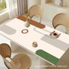 Toalha de mesa de luxo Nordic Light em estilo doméstico à prova d'água, à prova de óleo, lavável, anti-escaldante, toalha de mesa de centro, corte de PVC