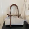Moderna Bolso de Hombro de Lona de Gran Capacidad para Viajes, Estilo Nuevo 2025, Combinación de Colores, Retro, para Mujer