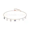 Versión de Alta Gama Shijia del Collar Ojo del Diablo para Mujer Presenta un Colgante de Cadena para Clavícula Corazón Latiente Cisne Dinámico de Swarovski