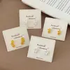 Nuevos Pendientes de Flor Dorado Arena y Plateado para Mujer, Agujas de Plata, Sencillos, Compactos, Amigables con las Orejas, Elegantes y Suaves, Pendientes Versátiles para el Día a Día