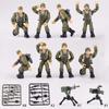 Bloques de Construcción de Partículas Pequeñas Ensamblados Figuras Militares Móviles de Articulación Completa Ejército Alemán de la Segunda Guerra Mundial Muñeca Americana Juguete para Niños 218