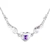 Explosiones collar bañado en plata ángel de los sueños alas de amor collar de corazón de amor regalo de cumpleaños femenino fábrica al por mayor