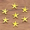 10 Colgantes de Acero Inoxidable Multicolor Dorado de Doble Cara con Goteo de Aceite para Peces, Cangrejos, Delfines, Corales, Caballitos de Mar DIY para Viajes de Commuting a la Moda