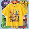 Nuevo Juego de Restaurante Pizzy's Parlor Ropa de Merchandising Camiseta de Manga Corta para Niños Top de Verano Moderno