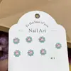 Joyería para Arte de Uñas de Resina Dibujos Animados Dinosaurio Comida Linda Juguete Joyería para Uñas Aretes Funda para Teléfono Móvil Accesorios de Uña Portátiles