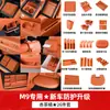 Adequado para 24-25 Aito M9 Almofada de Silicone Controle Central Carregamento Sem Fio Tampa do Porta-Copo Caixa de Armazenamento para Carro