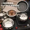 BUERK equipo para camping y picnic al aire libre, juego completo de utensilios de cocina para camping, juego de utensilios de cocina 304 para camping familiar al aire libre
