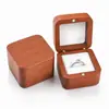 Caja de joyería de nogal negro, caja de almacenamiento para anillos, collares y pendientes, caja de almacenamiento ovalada de madera, adecuada para accesorios de compromiso y propuesta