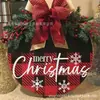 Plantillas de pintura decorativas huecas de copo de nieve navideño europeas y americanas, para calcar a mano, pintar con spray, repujar y plantillas para niños