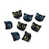 Venta caliente acrílico goofy cabeza de gato negro DIY hecho a mano con cuentas accesorios para el cabello cadena de teléfono móvil pulsera material accesorios