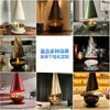 Chimenea Colgante con Llama Real de Forma Especial, Calentador de Alcohol, Madera y Gas Natural, Chimenea de Llama Real Hecha a Medida para Villas