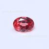 Fornecimento de fábrica Cultivo em forma de ovo Roxo Vermelho Tesouro Oval Laboratório Cultivo Cor Regenerada Tesouro High-end Jóias Pedra Correspondente